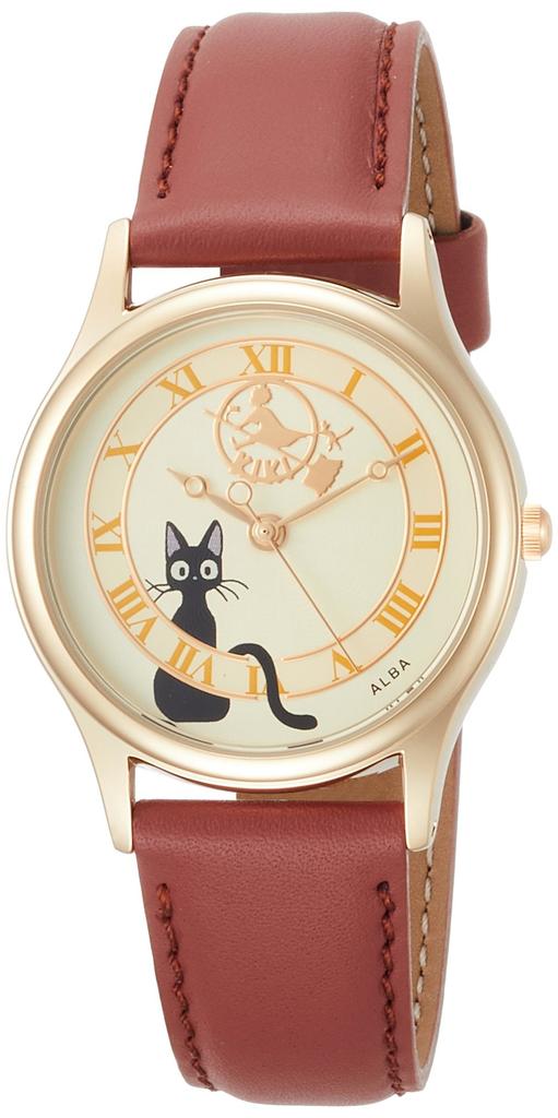 [Seiko Watch] Watch Alba ALBA Ghibli Character Kiki's Delivery Service Collaboration Jiji Design ACCK411 Brown