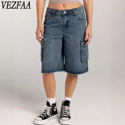 Женские модные повседневные однотонные спортивные шорты с высокой талией и принтом