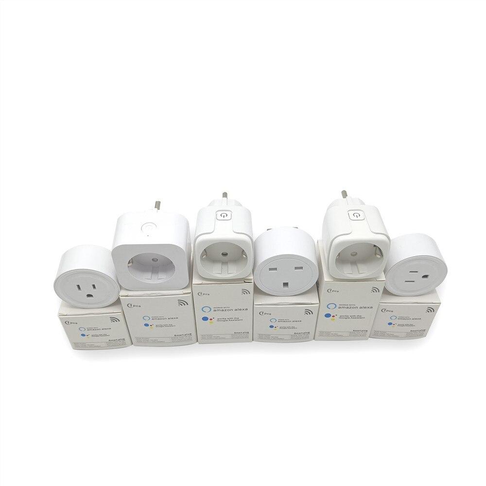 Умная вилка для Великобритании, ЕС, США, многофункциональная вилка Tuya Smart Life, управление через приложение работает с Alexa Google Assistant, Wi-Fi/розеткой Zigbee, Wi-Fi, умная вилка