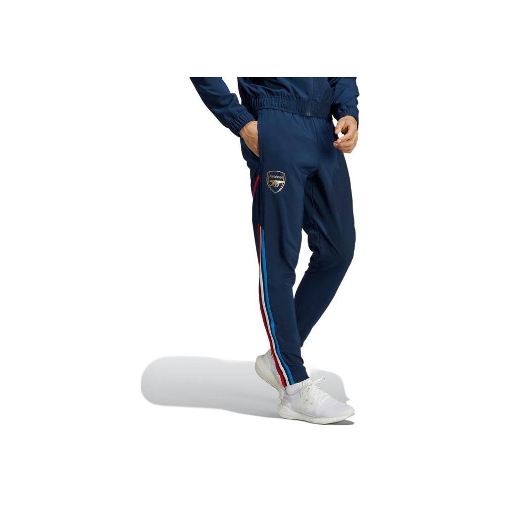 Adidas Striped Jogger Pants Men Bottoms Blue HZ9991