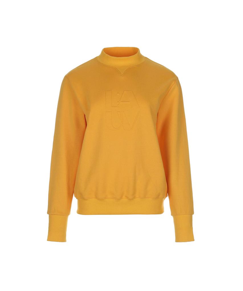LAUV Embossed Logo Sweatshirt_Orange