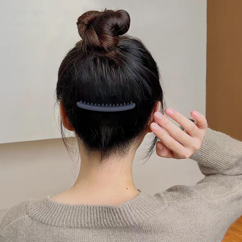 8 шт. Боковые гребни, изогнутые гребни для волос для женщин, тонкие волосы, сильная фиксация, заколки для волос, пучок, шиньон, аксессуары для укладки волос