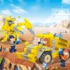 Construction Engineering Vehicle Building Blocks Toys Plastic Small Particles Diy Assembled Toys For