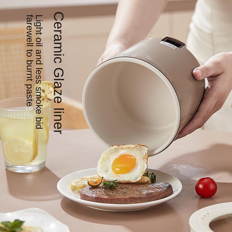 1L Многофункциональная электрическая плита с антипригарным покрытием, лапшеварка быстрого приготовления, 220 В, лапшеварка в чашке, горячая кастрюля