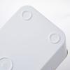 1pc Power Strip Storage Box Desktop Charger Cable Dispenser Case With Holes Wire Management Safe Dust Socket Cable Storage Box