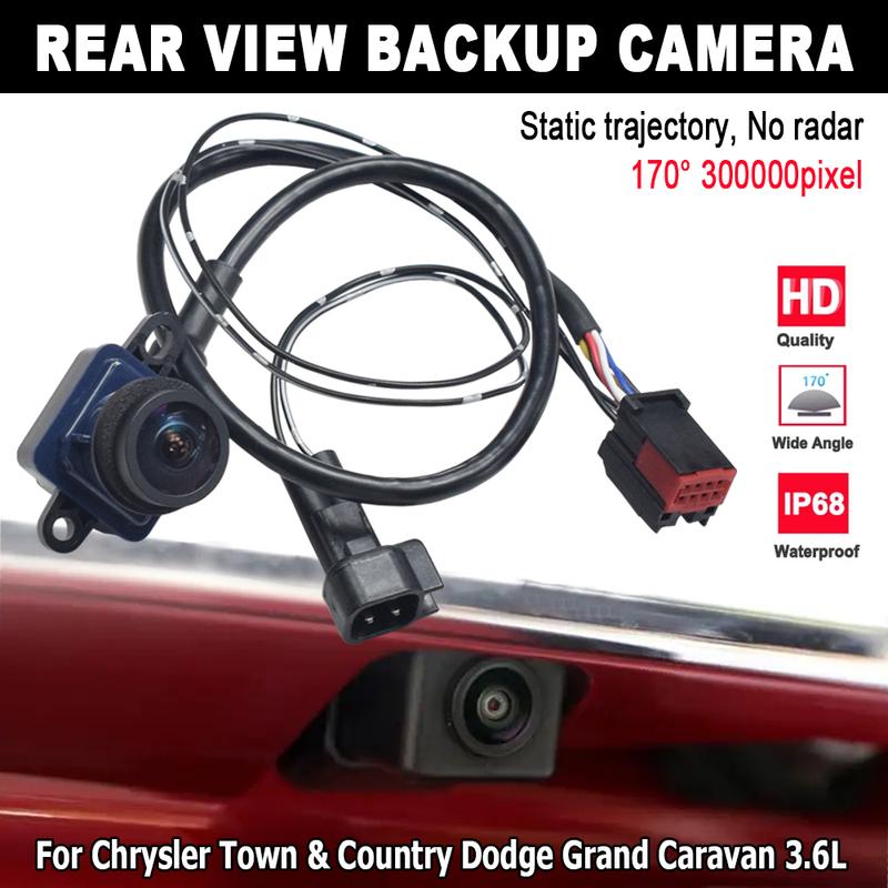 56054157AA 4672639AA Rear View Reverse Backup Parking Camera for Chrysler Town & Country 3.6L V6 2011 2012 2013 2014 2015 2016