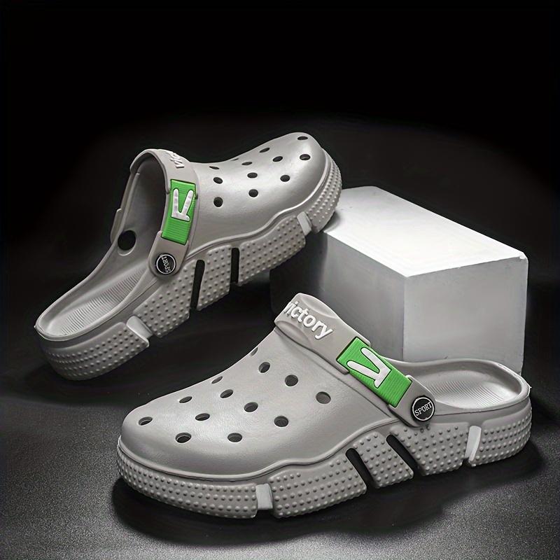 Мужские повседневные удобные мягкие сабо, дышащие легкие сабо для использования в помещении, на открытом воздухе, на пляже, лето