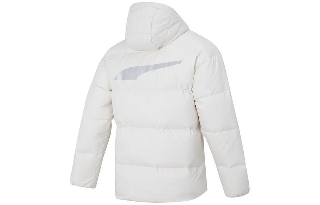 Puma Мужские пуховики Белый с капюшоном Умеренный пуховик 624529-65