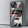 Крутой чехол-бампер из стекла для телефона со спортивной машиной для Xiaomi mi 12 11 Lite 10 Pro 13 Note 10 14 10T 12T 11T 12X