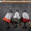 Funny Broom Witch Decoration Scary Halloween Witch Pendant  Cosplay Party