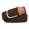 Adjustable Stretch Woven Belt Multicolored Men's Waistband Casual Elastic Braided Belt  Women