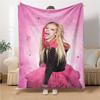 Pink Star Fantasy Blanket Soft Throw Blanket For Home Bedroom Bed Sofa Travel Office Solid Christmas Blanket
