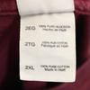 GILDAN Back print STURGIS Short sleeve T-shirt 2XL Bordeaux Bike Big Size Men's Used