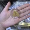 Наклейка на телефон «Привлекающий кошку» из чистого золота 999 пробы - Привлекайте богатство и удачу