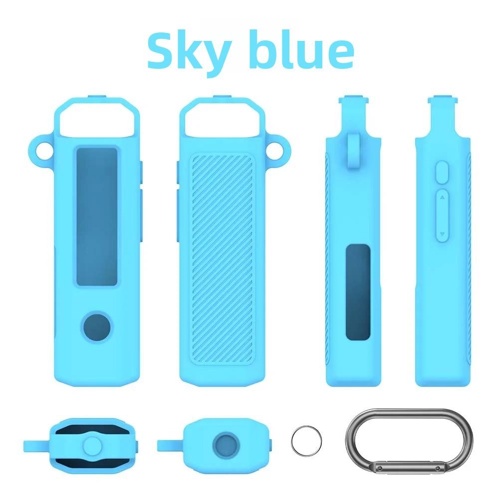 MP3 Case For Fiio SnowSky Echo Nano MP3 Player Silicone Case Dust Storage Solid Color Case Lightweight Shockproof Soft Case