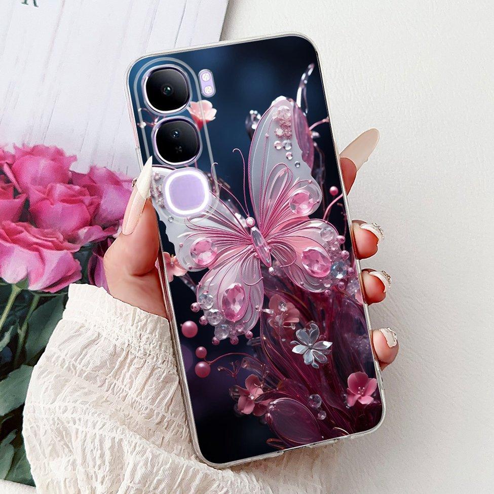 Clear For Vivo V40 Lite IDN Case 4G 5G Cute Cartoon Cool Luxury Funny Boys Girls Phone Case For vivo V40 Lite 5G IDN Back Cover