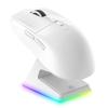 X ATTACK SHARK X6 Wireless Gaming Lightweight PAW3395 Magnet Charging Stand Fast 200 Hours Battery FPS White A.JAZZ Mouse, 49g,