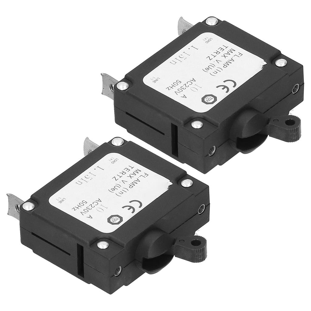 2PCS выключатель питания автоматический выключатель защита от утечки подходит для 168F 170F бензиновый генератор 2KW‑3KW