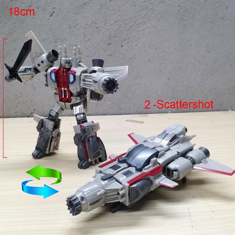 Комбинированные игрушки-трансформеры 5-в-1 Computron Strafe Scatters Afterburner Носовой обтекатель Фигурка Робот-трансформер Модель из аниме