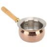 Подогреватель масла из нержавеющей стали, маленькая кастрюля, многофункциональная кастрюля для плавления масла, кастрюля с деревянной ручкой