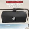 AAAYR1 Car Sunshade Glasses Storage Box Sunglasses Protective Box Holder For Opel Corsa Astra Insignia Vectra Zafira Meriva Mokka
