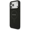 Guess Saffiano Classic Logo MagSafe Case for iPhone 17 Pro Max Black