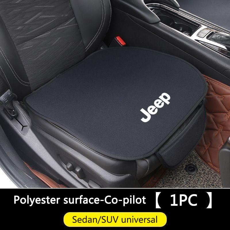 Universal Car Seat Cushion Non-Slip Cover Velvet Plush Protector Pad For Jeep Renegade Wrangler JL JK Gladiator Cherokee Compass ALX1