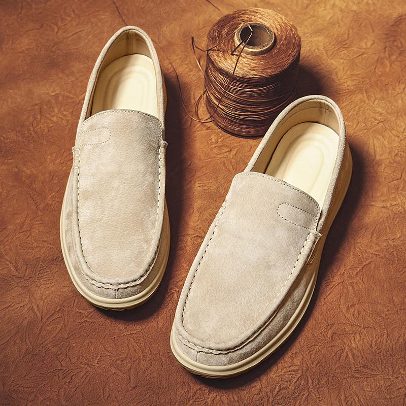 Модная мужская повседневная обувь Роскошные удобные мягкие мужские мокасины Новые мужские уличные сетчатые дышащие туфли универсальные и минималистичные