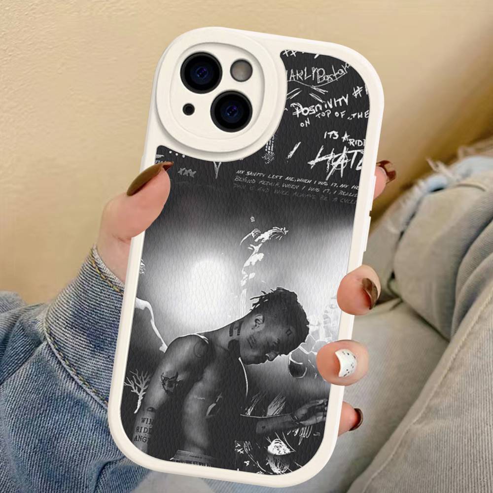 Чехол для телефона рэпера X-XXXTentacion для iPhone 11 12 13 14 15 16 Pro Max Mini Plus Мягкий кожаный чехол