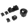 6Pcs Car Headlight Rearview Mirror Power Windows Switch Button Control for  Passat CC Jetta