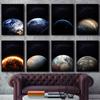Солнечная система Планета Меркурий Венера Земля Марс Юпитер Сатурн Уран Нептун настенный постер домашний декор холст живопись печать фотографии