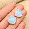 Ravishing Milky Opal Gemstone Handmade 925 Sterling Silver Lovely Pendant Jewelry Earrings For Her