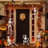 40CM Movable Joint Skeleton Prop – Halloween Hanging Decoration for Haunted House & Escape Room