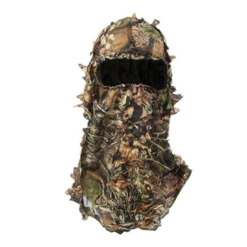 Кленовый лист с узором, камуфляжные маскировочные костюмы, шапки, перчатки, капюшон, сетка на голову, шарф с отверстием для глаз