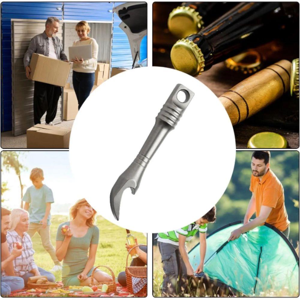 Multi-functional EDC Multi-functional Tool Titanium Zinc Zinc Alloy Bottle Opener Daily Use