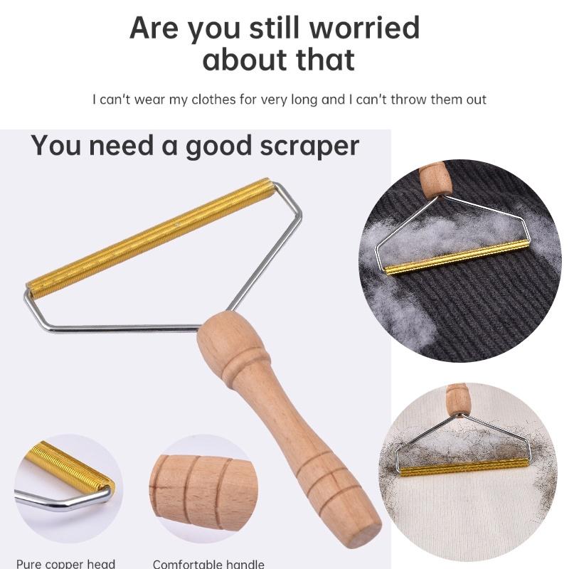 Практичный и удобный джутовый деревянный удалитель ворса Отлично подходит для удаления катышков