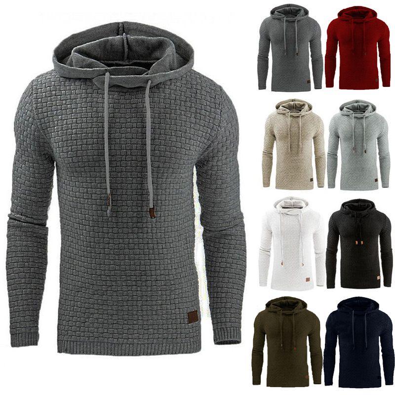 Men's Soft Hooded Pullover Jacket In Fashionable Colors For Stylish Comfort