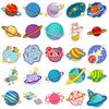 50 Space Planet Graffiti Stickers, Planet Meteorite Combination Astronaut Astronaut Stickers