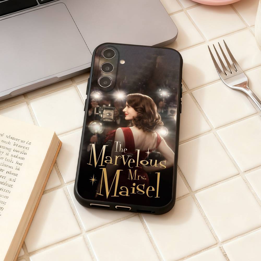 М-Чудесная миссис. Чехол Maisel для Samsung Galaxy A73, A72, A71, A70, A53, A52, A51, Другие, Мягкий черный корпус