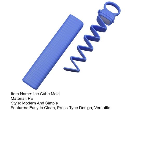 Форма для кубиков льда Easy-Press Ice Cube Form с крышкой Многоразовый льдогенератор