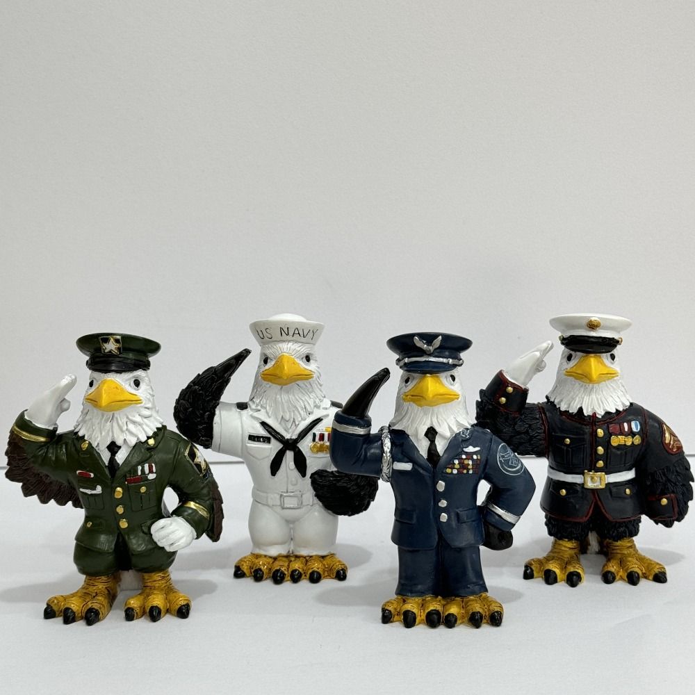 Cute Eagle Ornament Art Miniatures Figurine Crafts Eagle Statue Entrance