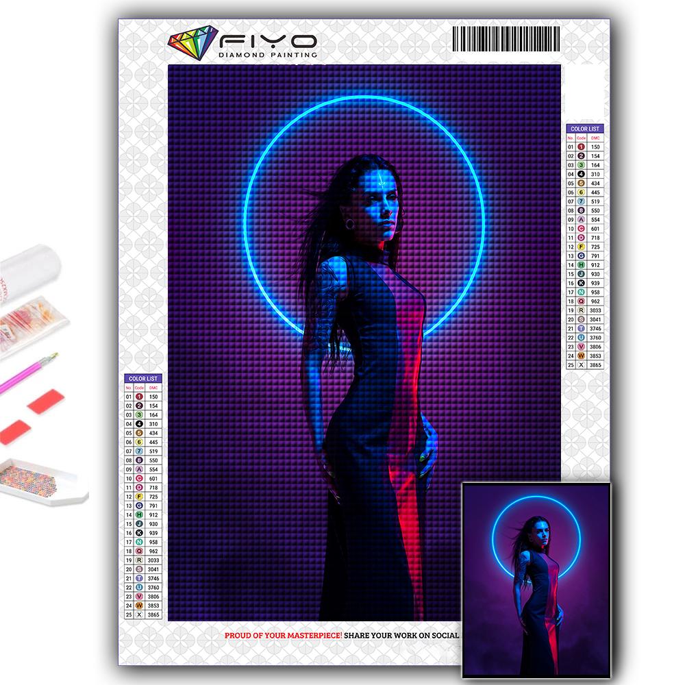 DIY 5D алмазная живопись Киберпанк сексуальное искусство вышивка крестом комплект полная дрель вышивка мозаика художественная картина стразы подарок