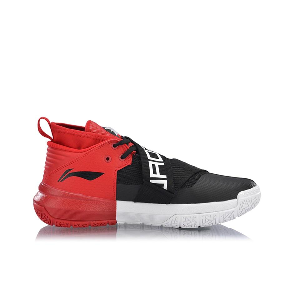 Баскетбольные кроссовки Li Ning All City 7 Wade Series с амортизацией, нескользящие, износостойкие, низкие, мужские, кроссовки, черные, красные, белые, ABAN047-1