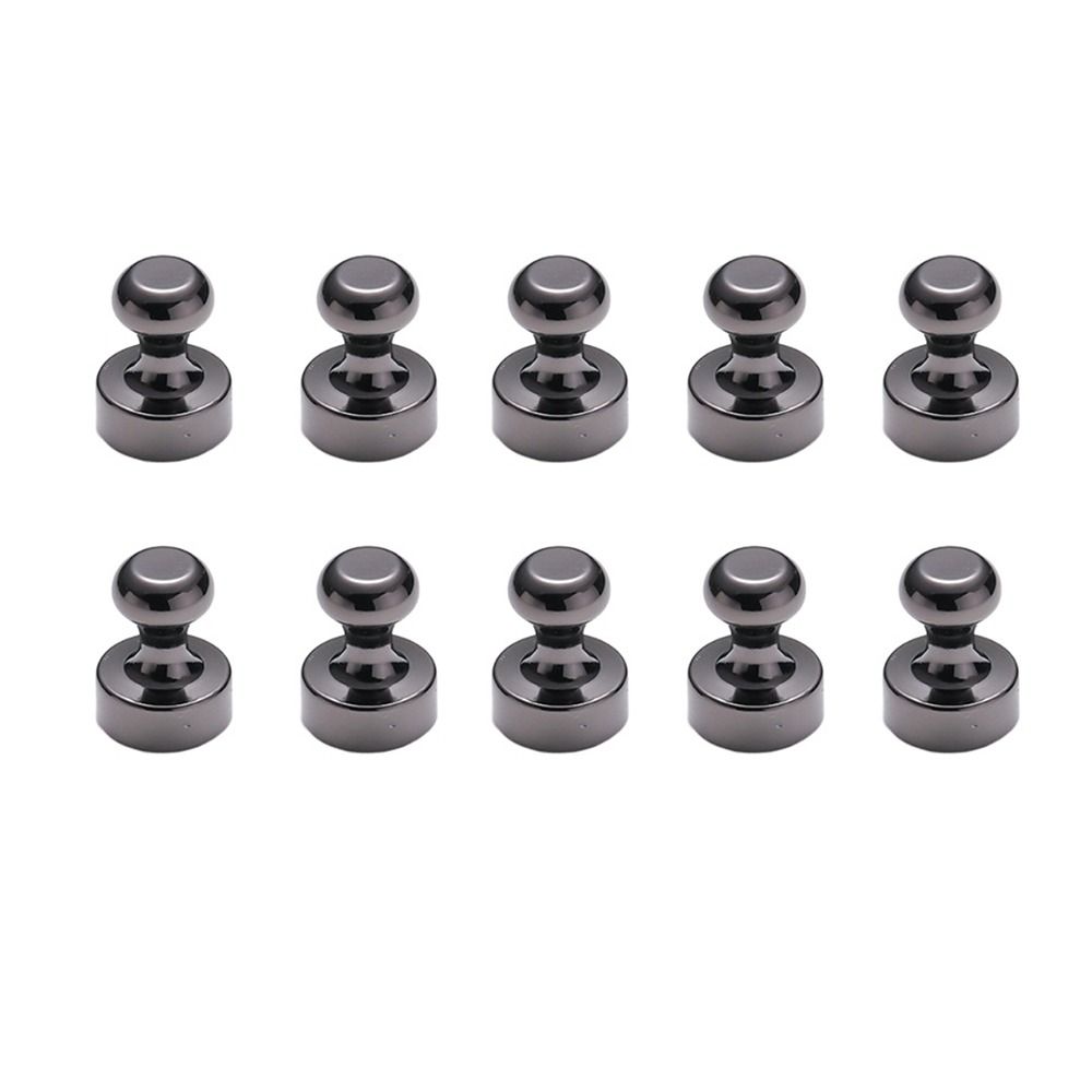 10Pcs Sturdy Whiteboard Magnets Durable Sucker Thumbtack High Quality Magnetic Push Pins  Kitchen