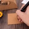 Изысканные праздничные открытки 5 шт. DIY открытки с сухоцветами, ручная работа, открытка с искусственными цветами, джутовая веревка, романтический подсолнух