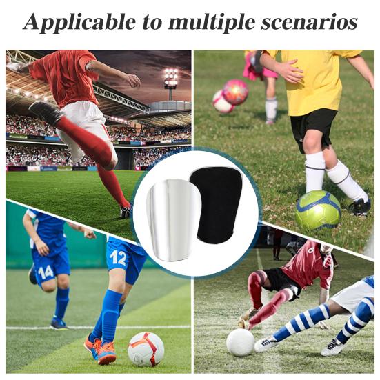 Mini Soccer Shin Guards for Kids Adults Hard Anti-Collision Miniature Shin Pads EVA Foam Padding Calf Protector for Football Training