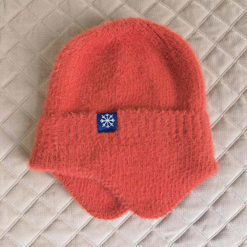 Уличные теплые вязаные шапки, зимние шерстяные наушники, мужские и женские осенне-зимние шапки, эластичные толстые ветрозащитные шапки, велосипедные шапки