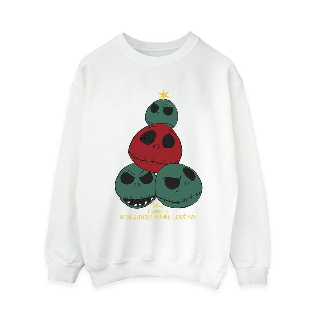 The Nightmare Before Christmas Womens/Ladies Christmas Tree Sweatshirt