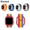 Нейлоновый ремешок для IWatch 9 8 7 6 SE 5 4, сменный ремешок-петля для Apple watch Series 8 3 2 1, аксессуары для ремешка