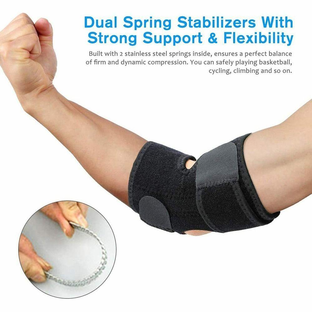 Pad Tennis Elbow Bracket Adjustable Arm Support Pad Gym Arm Band Pad Adjustable Elbow Pad Elbow Pad